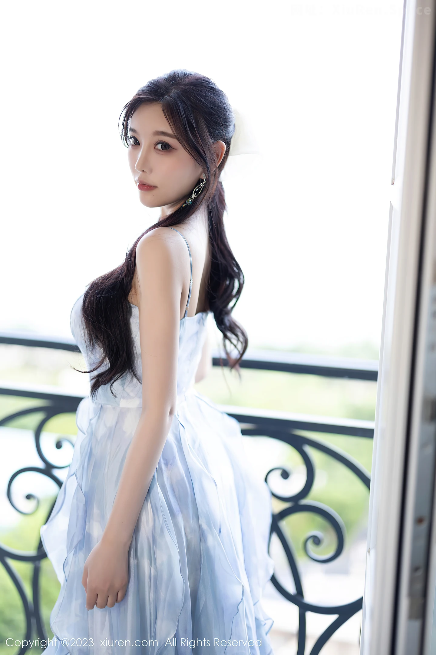 图片[3]-[XiuRen秀人网]VOL.7382 女神杨晨晨Yome多套性感低胸连衣裙配超薄肉丝完美诱惑写真121P-秀人网官方网站